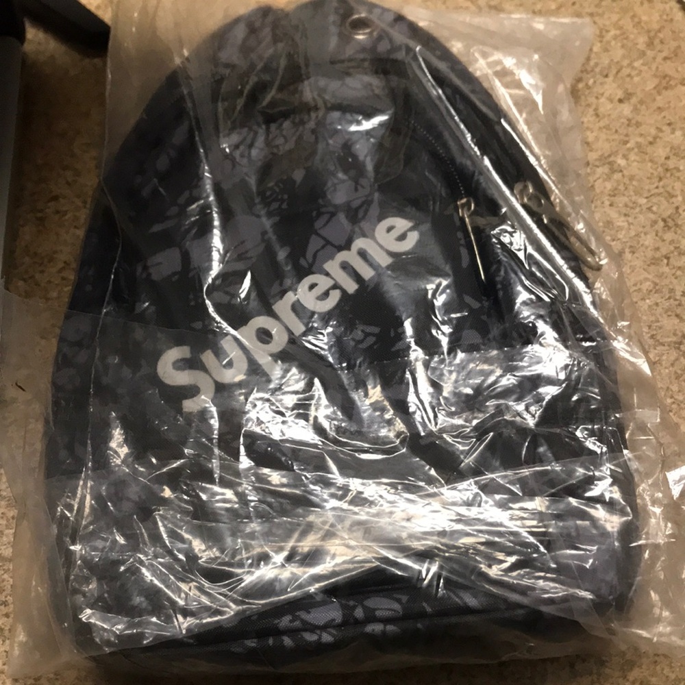 Supreme Black Backpack with Stylish Design